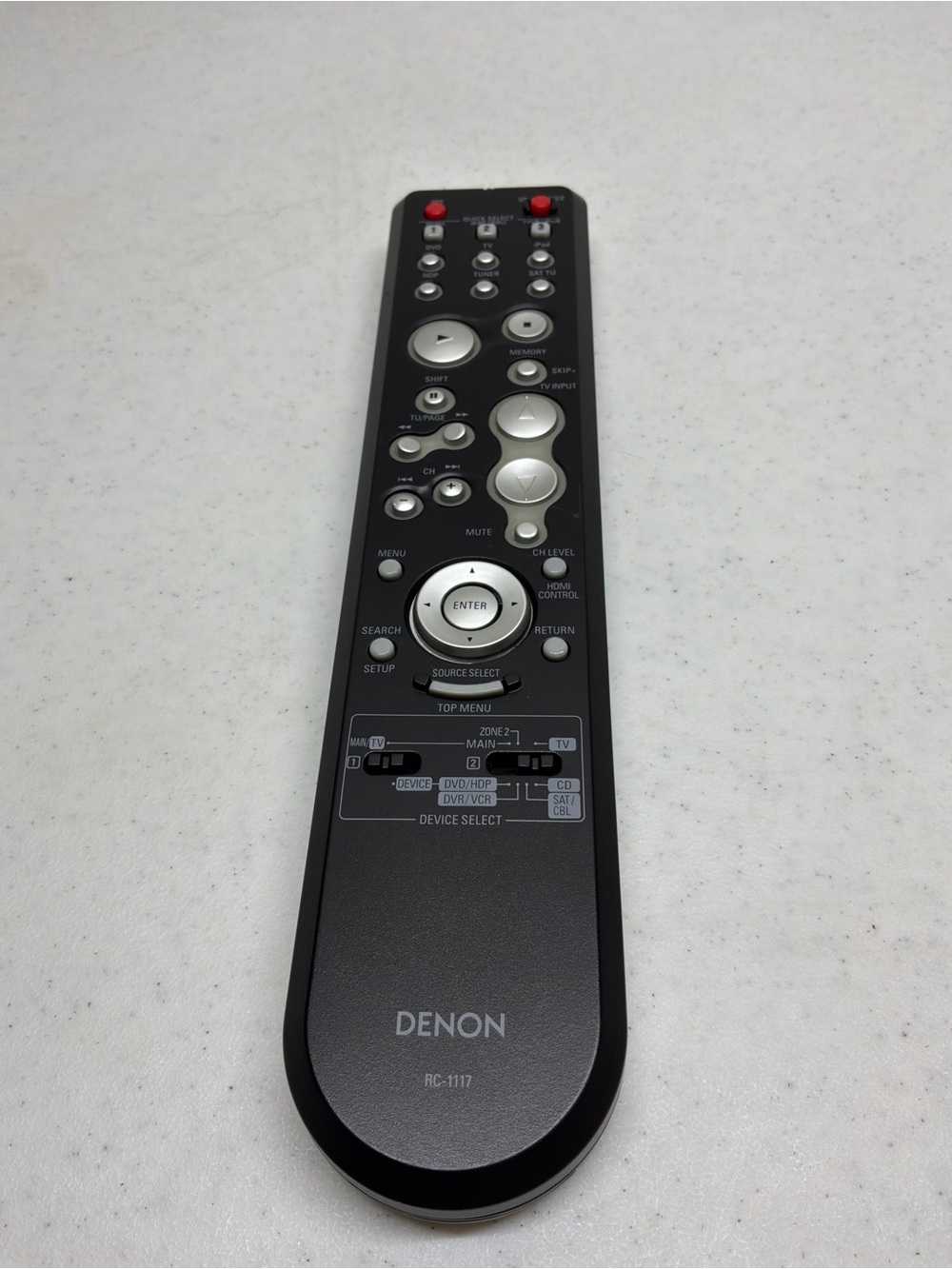 Denon RC-1117 Black Remote Control